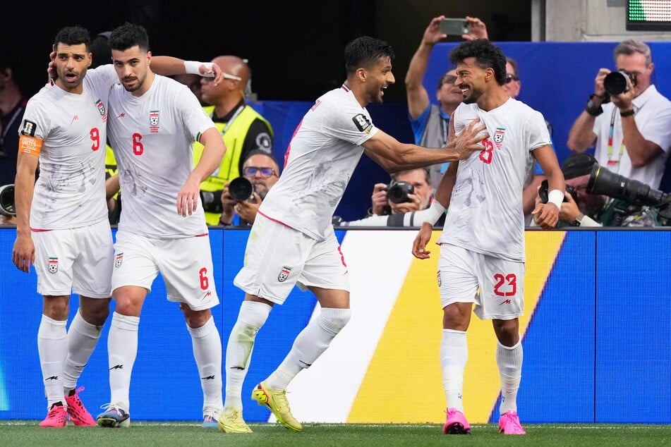 Irans Spieler mussten noch nach der Partie gegen Neuseeland wieder die USA verlassen.