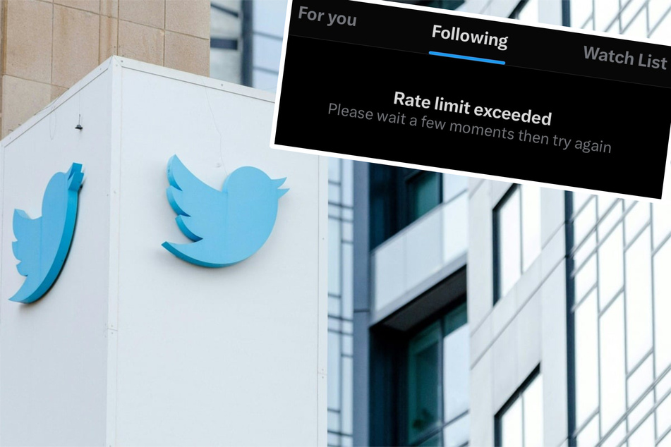 On Saturday morning, Twitter users received error messages with "rate limit exceeded."