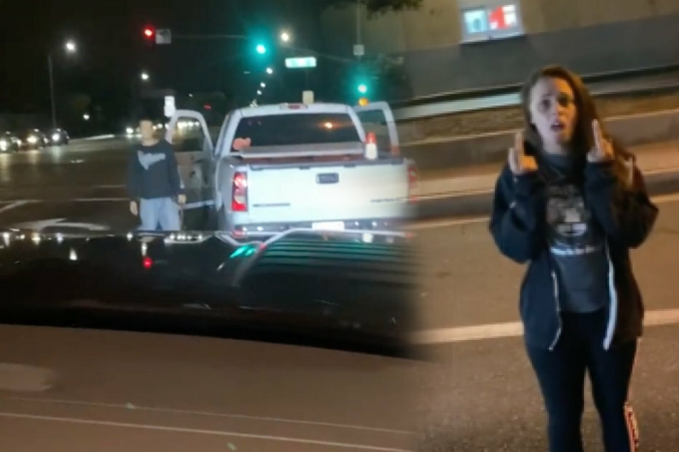 "Only white lives matter!" Brutalo-Pärchen geht auf dunkelhäutige Autofahrer los