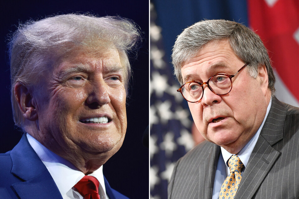 Bill Barr (R), the former attorney general to Donald Trump (L), claims that Trump "knew well" that he lost the 2020 election, but continued to lie about it anyway.