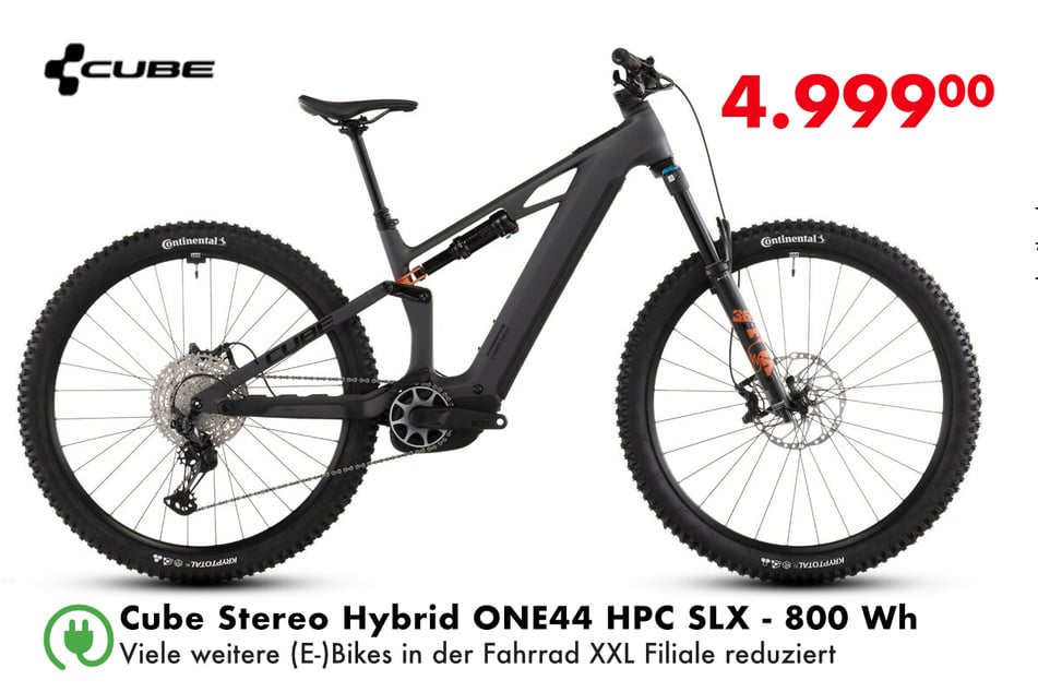 Cube Stereo Hybrid ONE44 HPC SLX 800 (800 Wh)