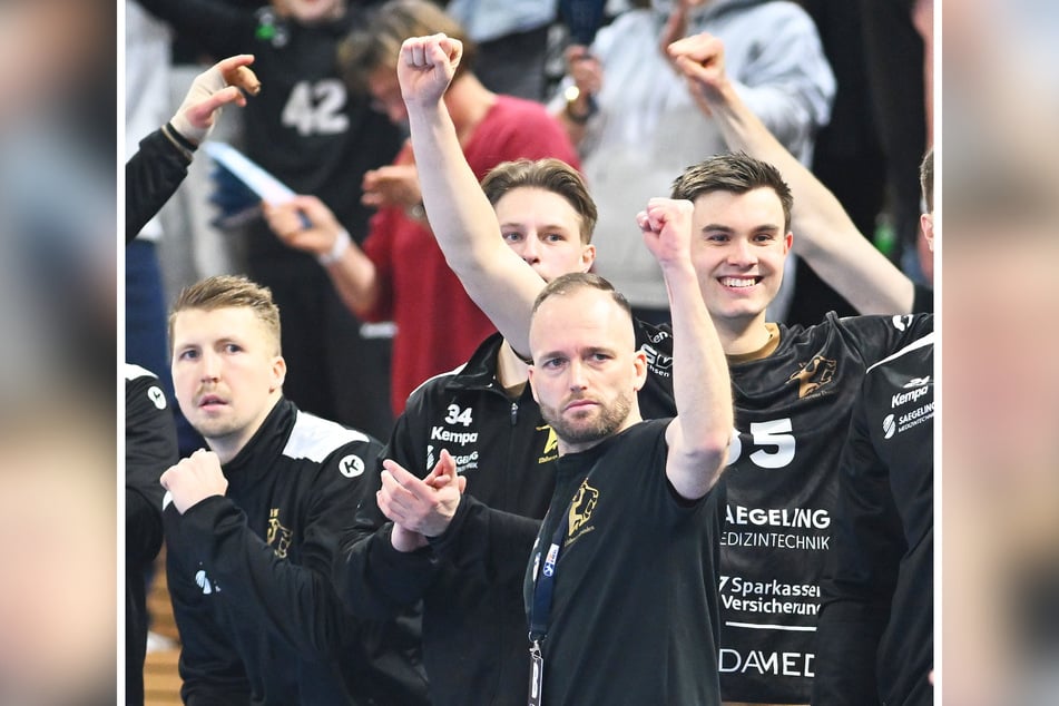 Die Form passt: Vier Siege aus den vergangen fünf Spielen durfte HCE-Coach André Haber (38, M.) bejubeln.