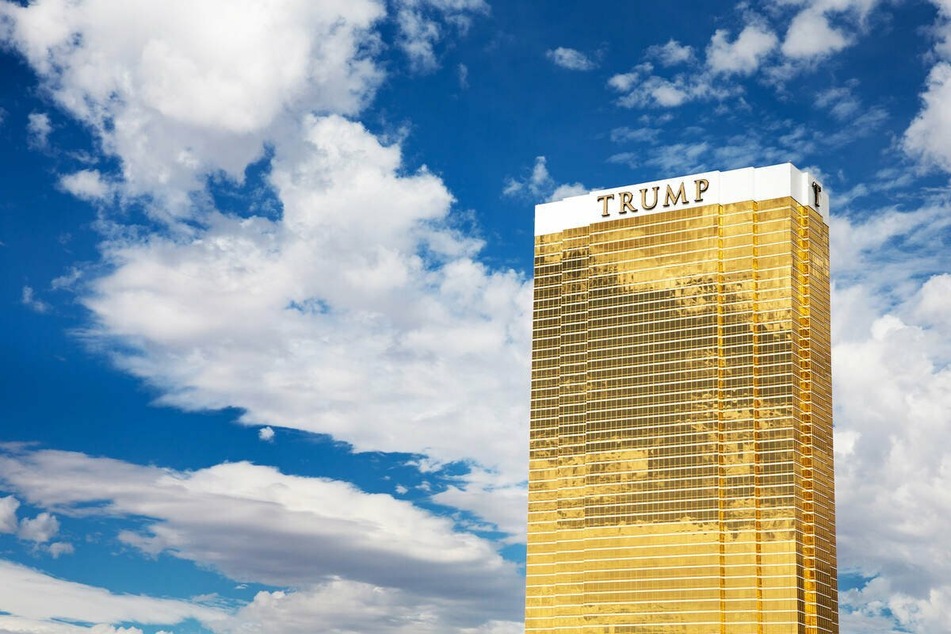 The Trump Hotel is the third-tallest building in Las Vegas, at 620 feet high. Its golden facade makes it one of the most eye-catching hotels in the tourist destination.