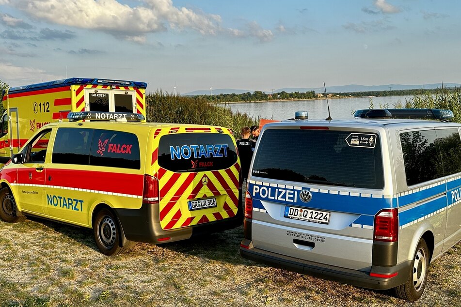 Einsatzkräfte wurde zum Nordstrand des Berzdorfer Sees gerufen.