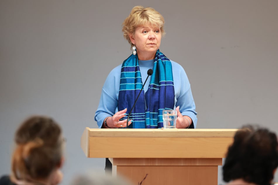 Cornelia Lüddemann (Grüne, 56) ist der Meinung, dass Sachsen-Anhalt "total hintendran" ist, wenn es um eine Solarstrategie geht. (Archivbild)