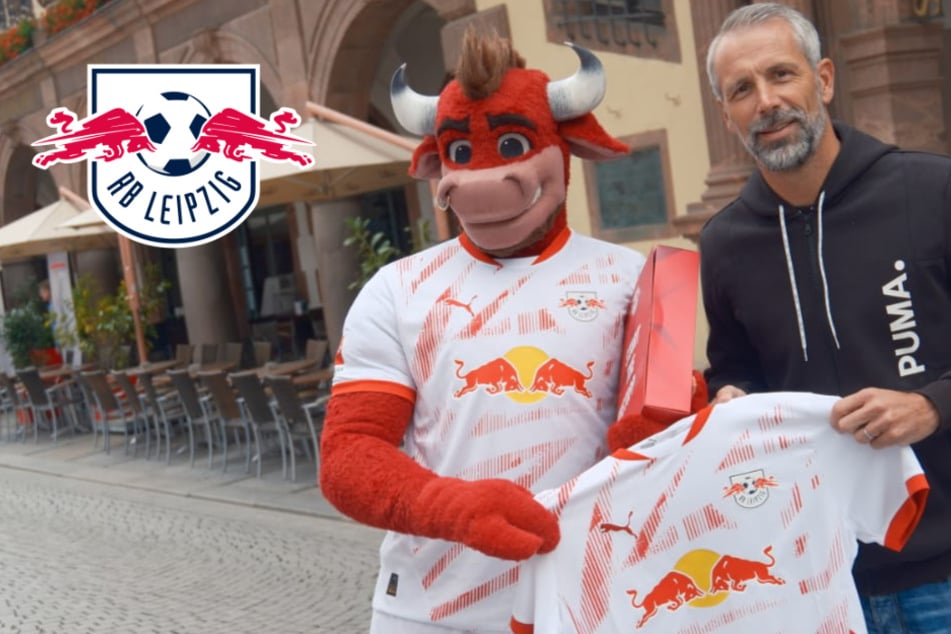 RB Leipzig zeigt neues Puma-Trikot bei Roses Autogrammstunde