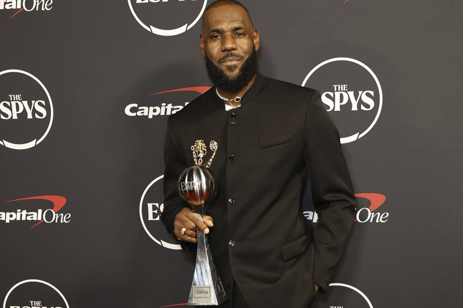 LeBron James used a speech at the ESPY awards in Los Angeles to announce that he will not be retiring from the NBA.