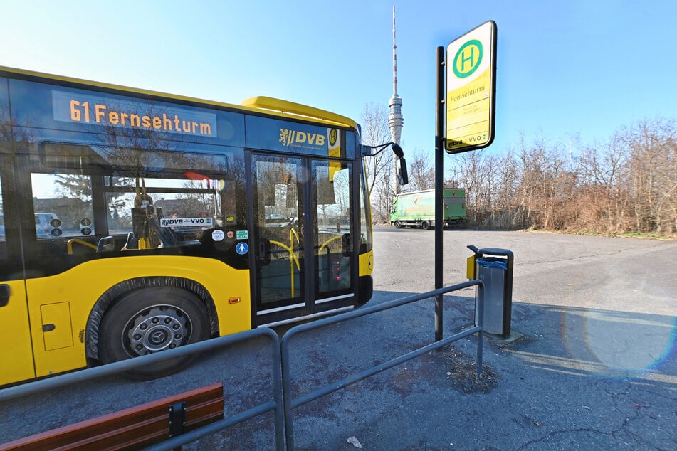 Das war anders geplant: Die Taktung der Buslinie 61, die am Turm-Parkplatz hält, soll nicht verbessert werden.