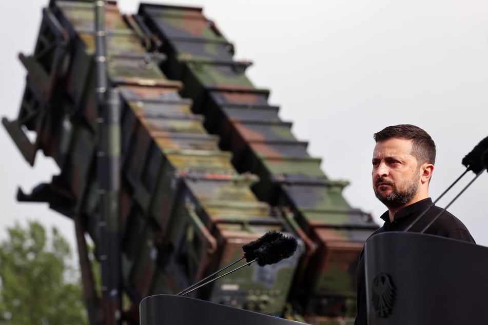 Der ukrainische Präsident Wolodymyr Selenskyj (47) hofft auf die Stärkung der Flugabwehr seines Landes.