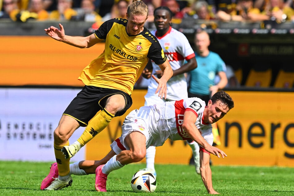 Vinko Sapina (l.) überzeugte beim 2:0-Erfolg gegen den VfB Stuttgart II auf ganzer Linie.