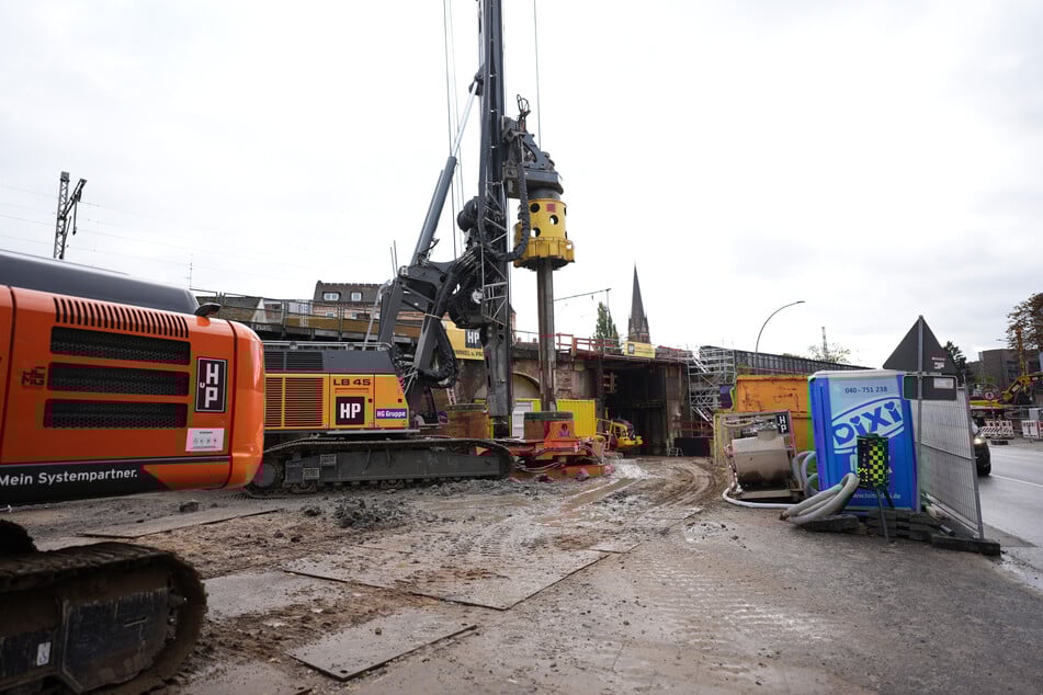 Die Baustelle an der Sternbrücke in Hamburg-Altona sorgt für Einschränkungen. (Archivfoto)