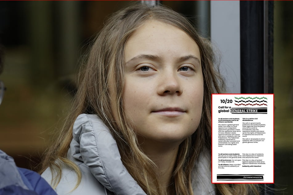 Greta Thunberg: Klimaaktivistin Greta Thunberg ruft zu Pro-Palästina-Demo auf: "Ziviler Ungehorsam!"