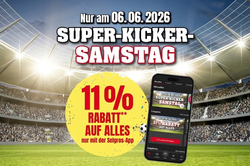 Direkt anmelden und am Super Samstag (6.6.) 11 Prozent auf alles sparen.