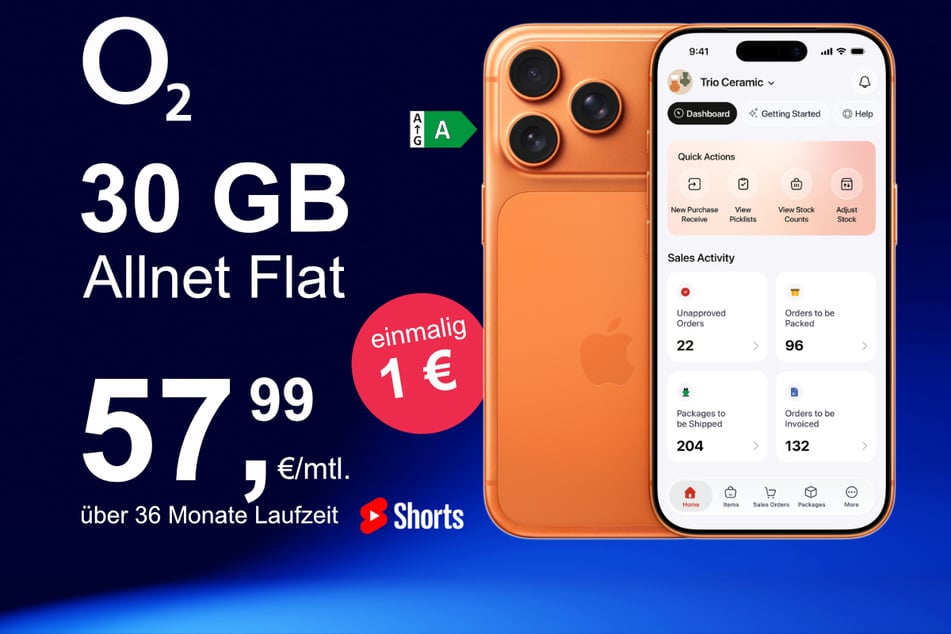 Das neue iPhone 17 Pro inkl. 30 GB Datenvolumen für nur 1 Euro exklusiv bei o2.