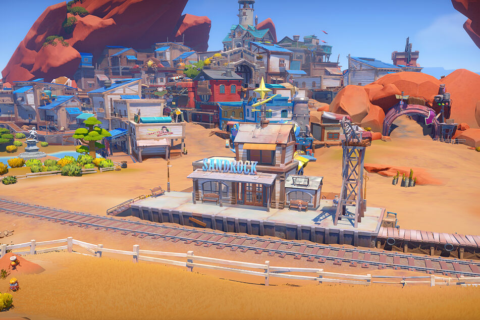 The hub of the game is a bumpin' little town, but it's just the beginning of what the dev team at Pathea Games packed into My Time at Sandrock.