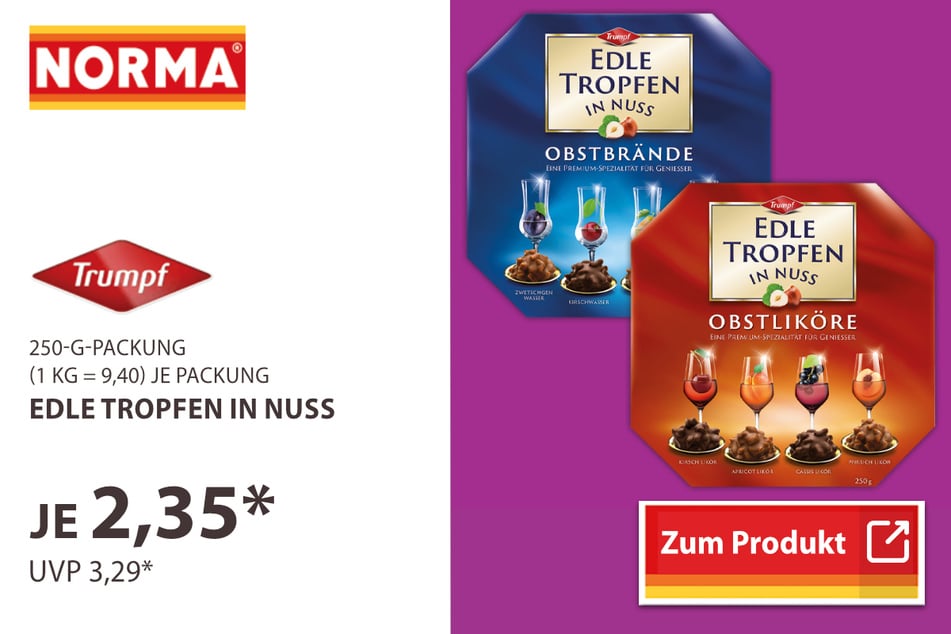 Edle Tropfen in Nuss