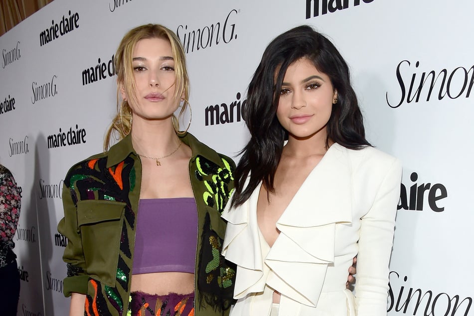 Besties for life! Hailey Bieber enjoyed her first night with Kylie Jenner (r.) out since welcoming her son Jack.