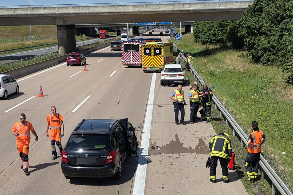 Zwei Fahrspuren mussten gesperrt werden.