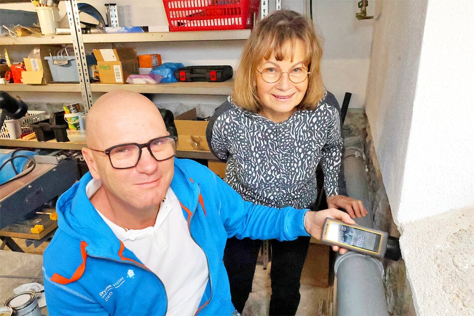 Mit dem patentierten Verfahren kann die Firma Drymat Mauern in Gebäuden clever und langfristig trocknen.