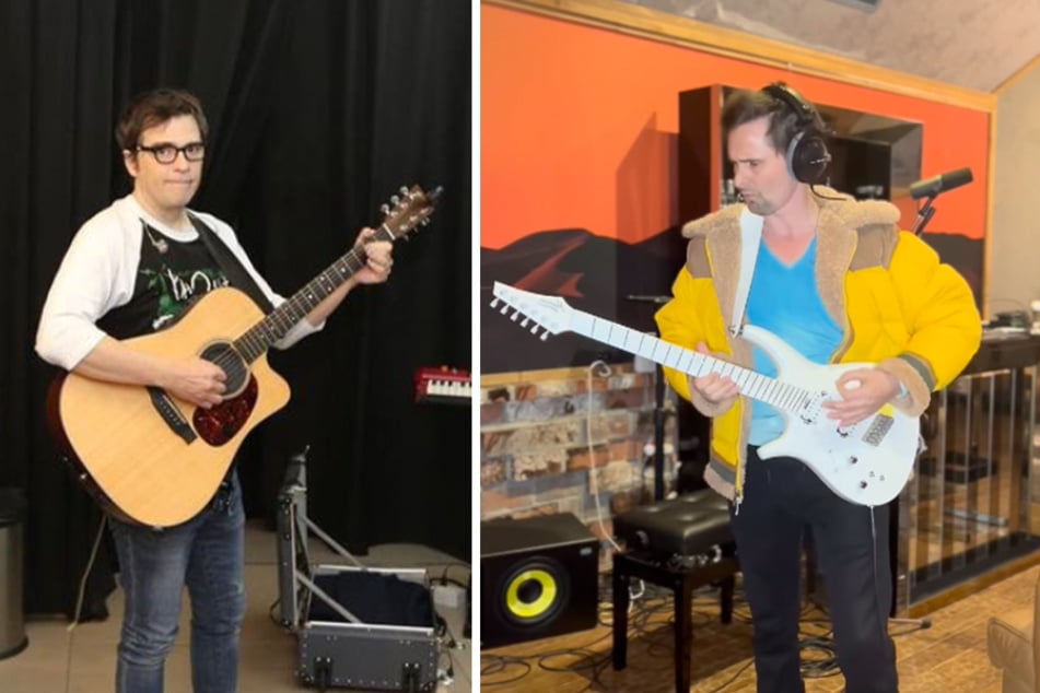 Weezer (l.) and Muse (r.) are both releasing new singles off from forthcoming albums this week.