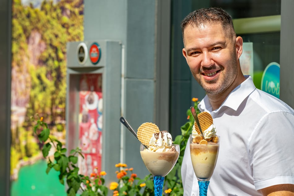 Dresden: Eis ohne Ende! Der Neumarkt ist das Mekka für Leckerschlecker