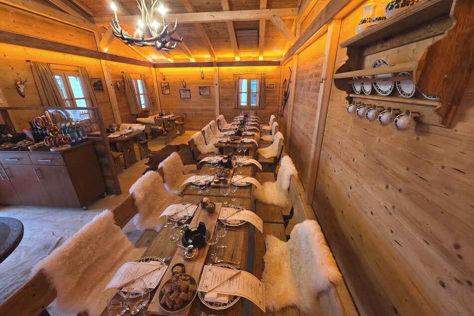 Das Pop-up-Restaurant ist sehr gemütlich eingerichtet.