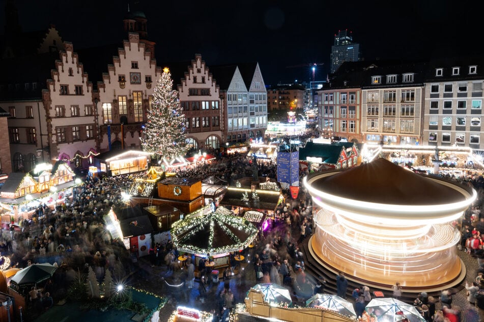 Etwa 2,3 Millionen Besucher werden auch in diesem Jahr auf dem Frankfurter Weihnachtsmarkt erwartet.