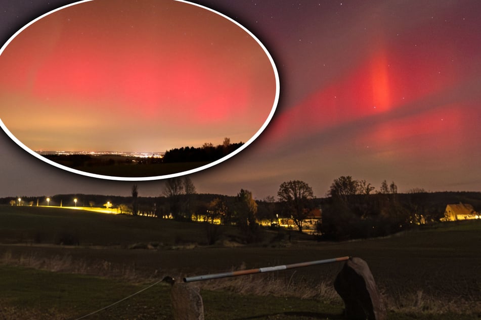 Polarlichter über Sachsen zu sehen: Neue Chance auf Himmelsspektakel in der Nacht
