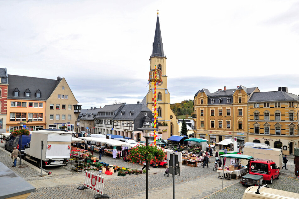 Der Stadtkern von Stollberg gehört zu den fünf Denkmalschutzgebieten des Erzgebirgskreises.