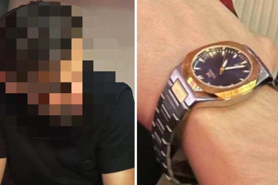 Dieser Mann soll der Kripo nach zwei Brüder in Charlottenburg-Wilmersdorf im vergangenen Juni beinahe ausgeraubt haben und ihnen die abgebildete Uhr gezeigt haben.