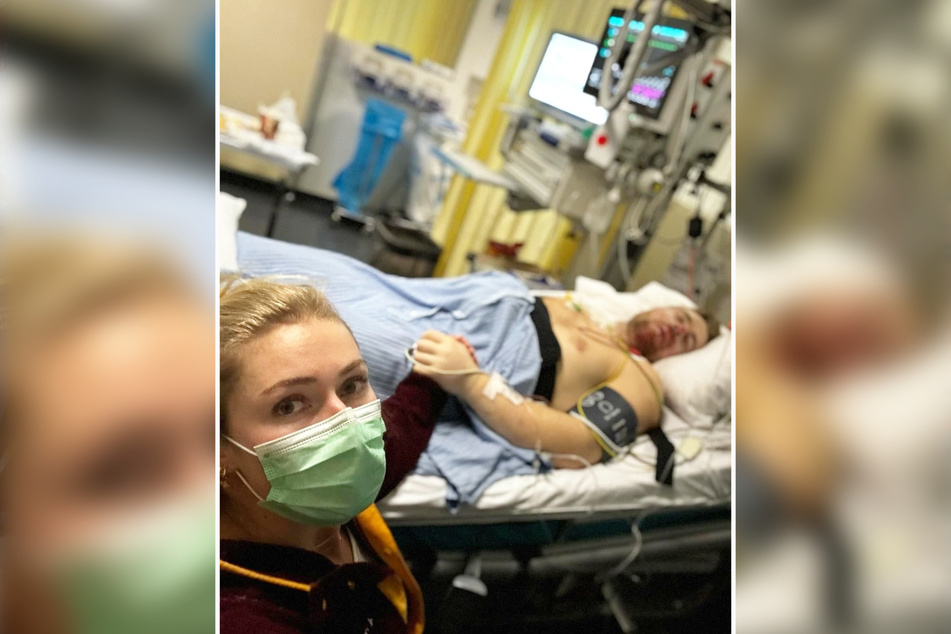 Mikaela Shiffrin (28) eilte sofort zu ihrem Freund Aleksander Aamodt Kilde (31) ans Krankenbett.