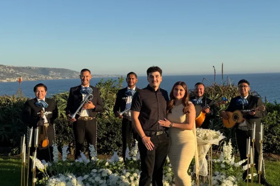 Für seine Liebste hatte Emmanuel sogar eine Mariachi-Band organisiert.