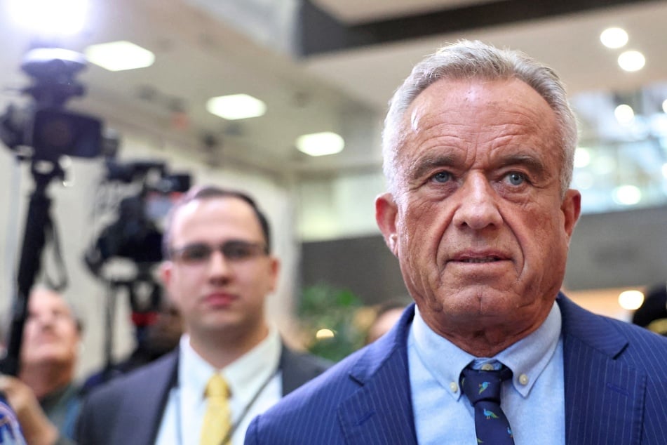 Robert F. Kennedy Jr. arrives for meetings at the Hart Senate Office Building on Capitol Hill on December 16, 2024 in Washington, DC.