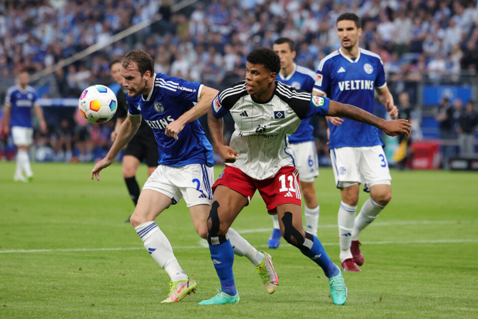 Insbesondere in der zweiten Halbzeit wurde das Duell zwischen dem HSV und Schalke immer hitziger - und gespickt durch Tore.