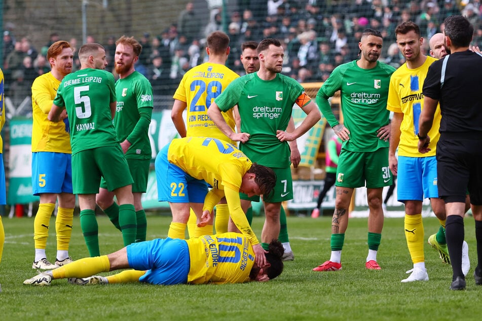 Chemie Leipzig und Stadtrivale Lok standen sich in dieser Saison dreimal gegenüber. Alle Duelle gewann Blau-Gelb.