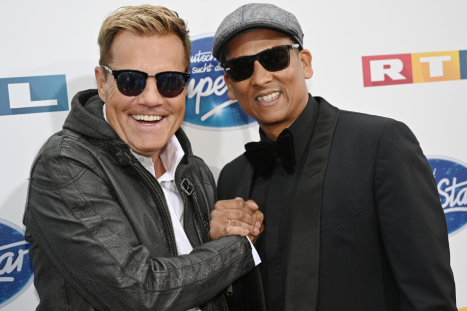 Xavier Naidoo gemeinsam mit seinem "DSDS"-Kollegen Dieter Bohlen.