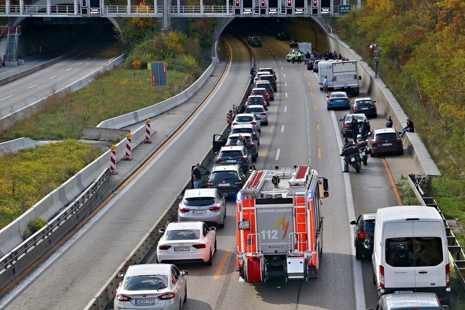 Am Engelbergtunnel staute sich der Verkehr für bis zu neun Kilometer.