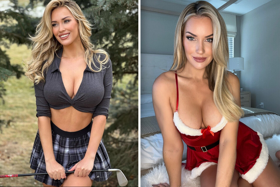 Paige Spiranac (29) postet auch passend zu Weihnachten gerne mal sexy Bilder von sich auf Social Media.
