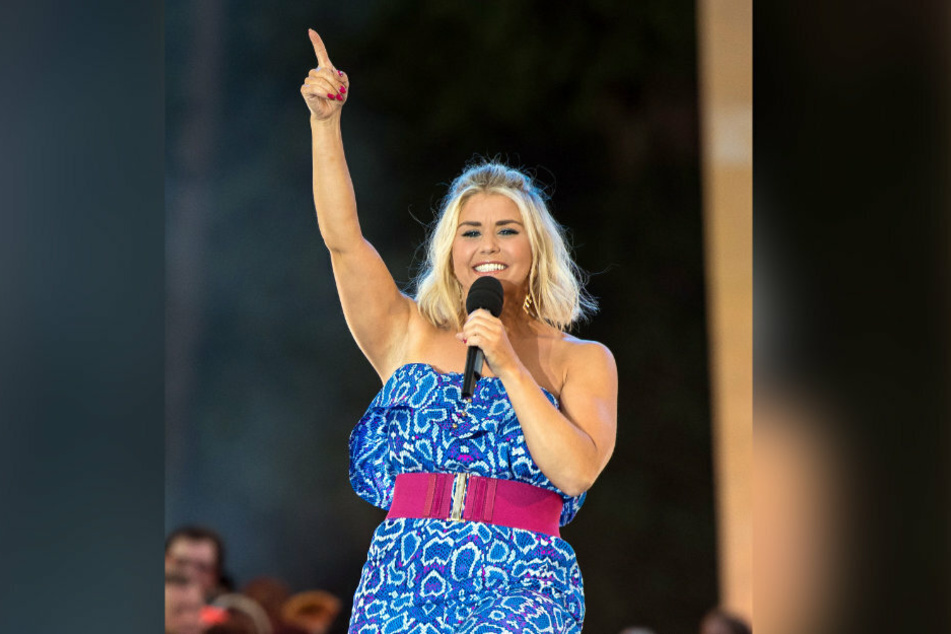 Beatrice Egli (32) sorgt für gute Stimmung.