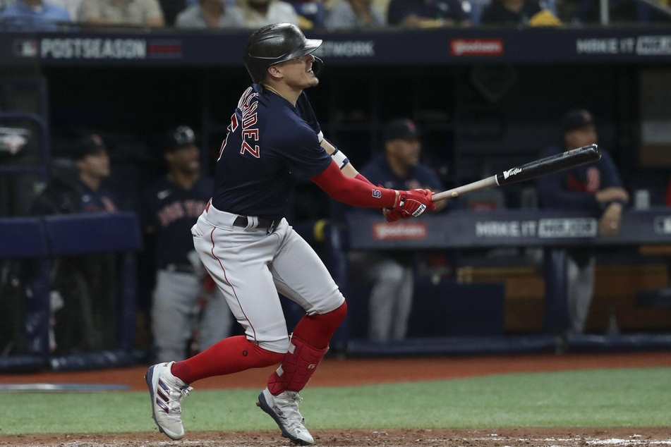 Red Sox center fielder Enrique Hernandez had five hits in Boston's game two win over Tampa Bay.
