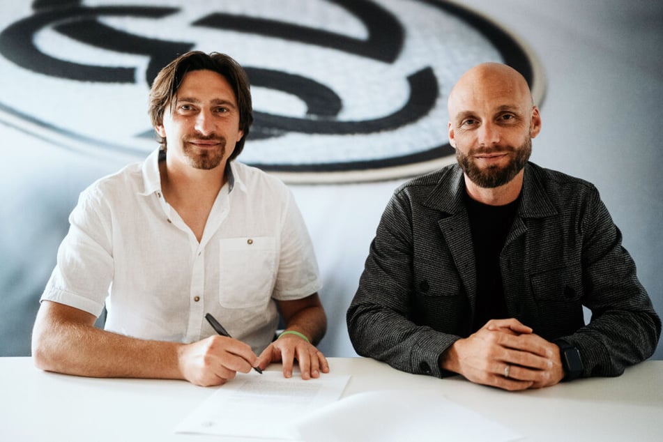 Nils-Ole Book (39, r.) hat einen Nachfolger für Horst Steffen gefunden: Vincent Wagner (39).