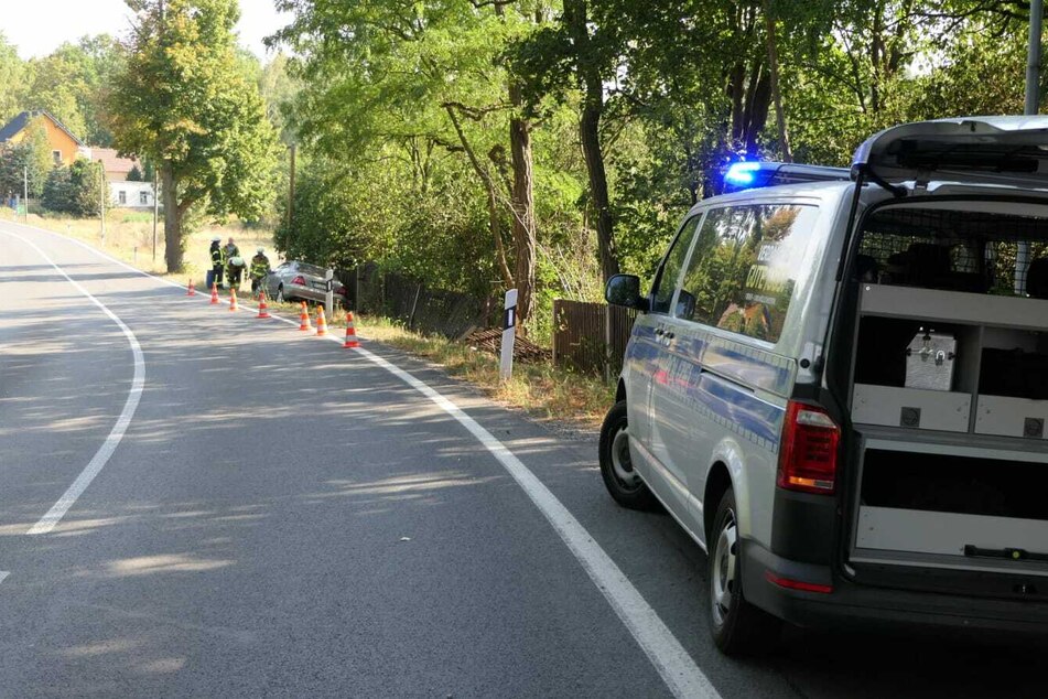 Die B107 wurde einseitig gesperrt.