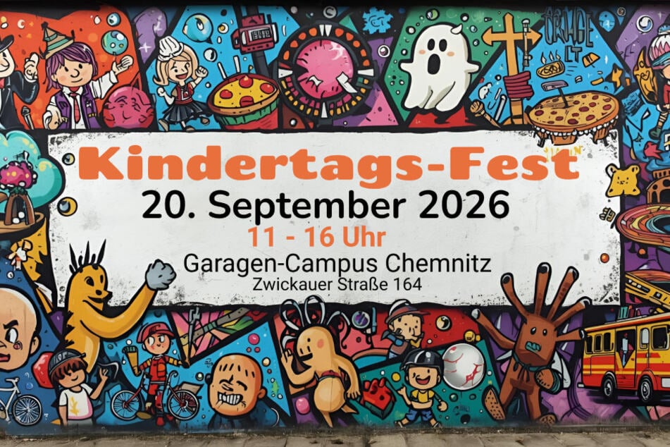 Auf dem Garagen-Campus wird der Weltkindertag gefeiert.