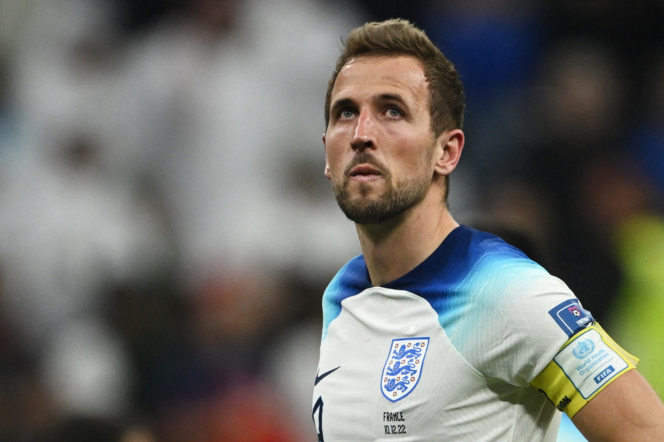 England's Harry Kane looks dejected after the match as England are eliminated from the World Cup.