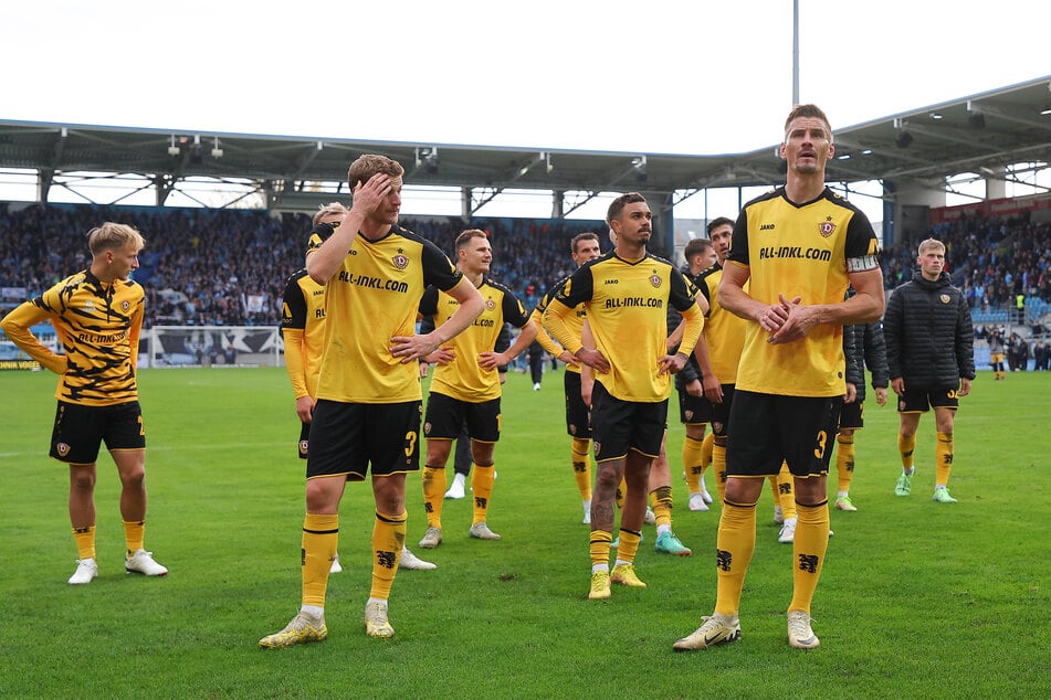 Lange Gesichter bei Dynamo Dresden! Der Titelverteidiger scheidet schon in der 3. Runde aus dem Sachsenpokal aus.