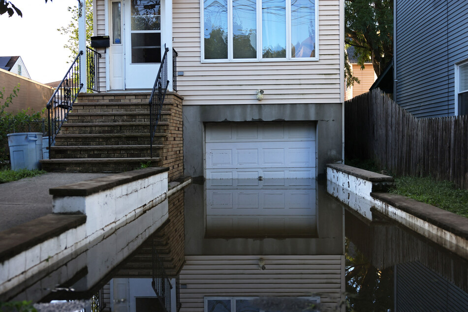 A New Jersey home was hit with severe flooding after Hurricane Ida caused deaths and power outages from record rain and tornadoes throughout the Northeast last year.