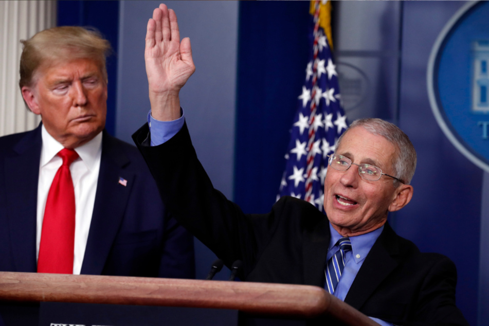 Werden in diesem Leben wohl keine Freunde mehr: US-Präsident Trump (74) und Experte Anthony Fauci (79).