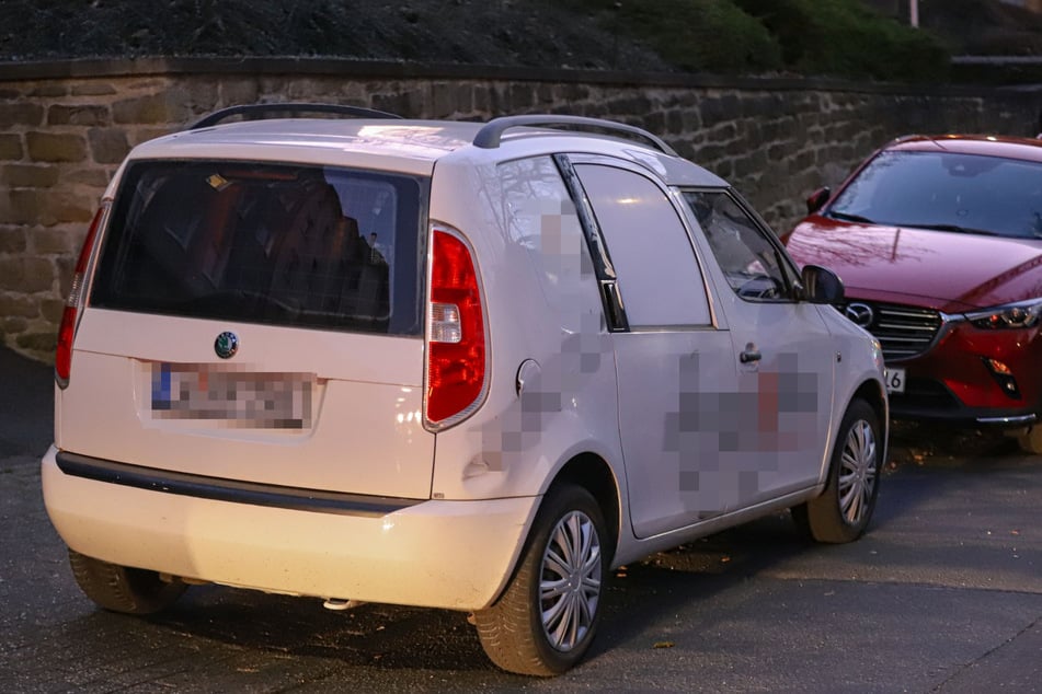 Der Kleintransporter wurde vor der Verfolgungsjagd offenbar durch die Jugendlichen unterschlagen.