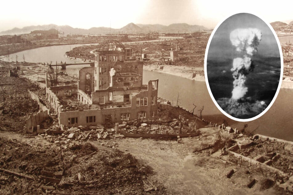 Das zerstörte Hiroshima nach dem Atombombenabwurf am 6. August 1945.