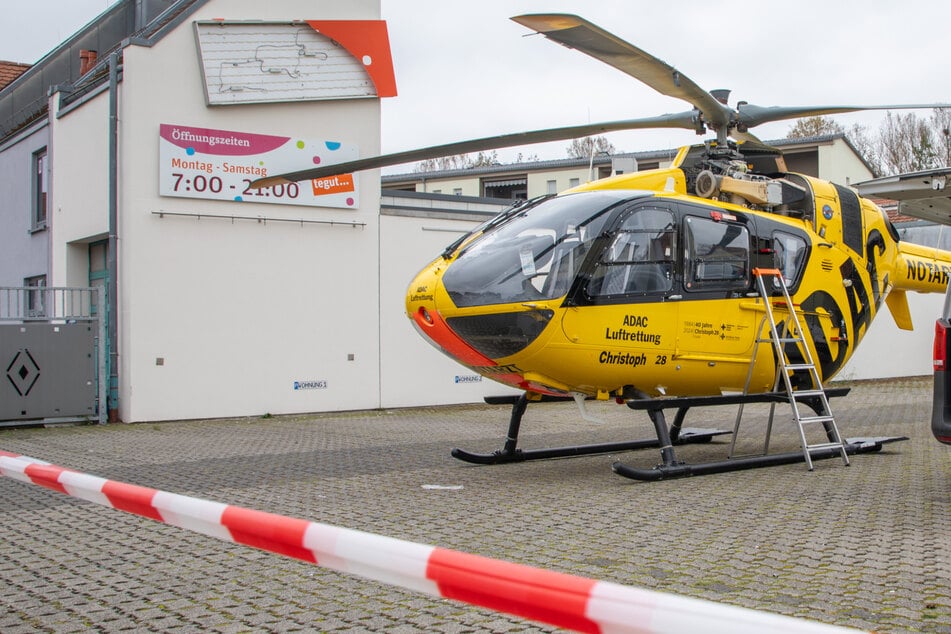 Der Rettungshubschrauber Christoph 28 musste einen unfreiwilligen Zwischenstopp einlegen.